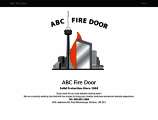 abcfiredoor.com screenshot