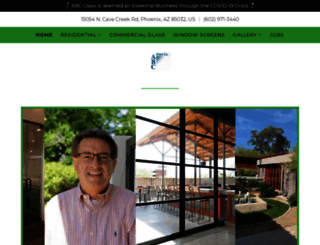 abcglassaz.com screenshot