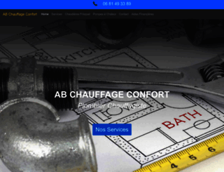 abchauffageconfort.com screenshot