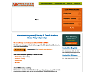 abclearning-academy.com screenshot