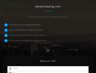 abcprocessing.com screenshot