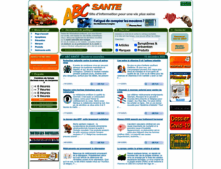 abcsante.be screenshot
