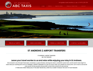abctaxitransfers.co.uk screenshot