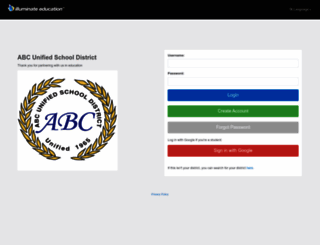 abcusd.illuminatehc.com screenshot