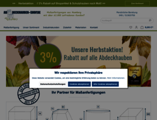 abdeckhauben-shop.de screenshot