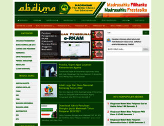 abdimadrasah.com screenshot