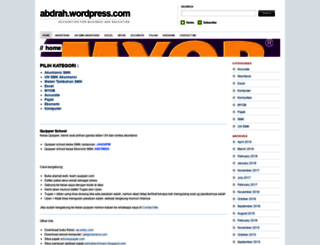 abdrah.wordpress.com screenshot