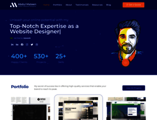abdulmateen.net screenshot