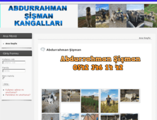 abdurrahmansismankangallari.com screenshot