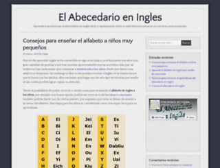 abecedarioseningles.com screenshot