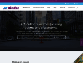 abeka.com screenshot