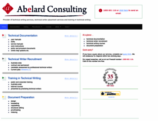 abelard.com.au screenshot