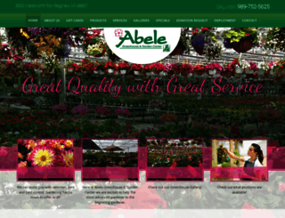 abelegreenhouse.com screenshot