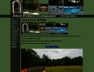 abelfencecompany.com screenshot