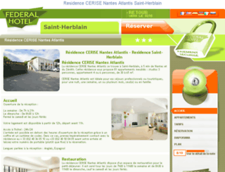 abelia-residence-atlantis-st-herblain.federal-hotel.com screenshot