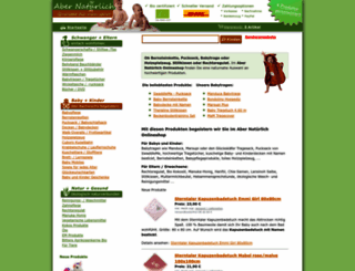 aber-natuerlich.de screenshot
