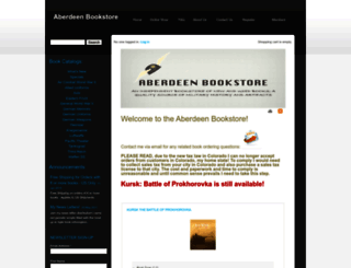 aberdeenbookstore.com screenshot