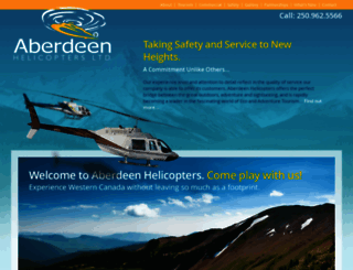 aberdeenheli.com screenshot
