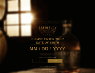 aberfeldy.com screenshot