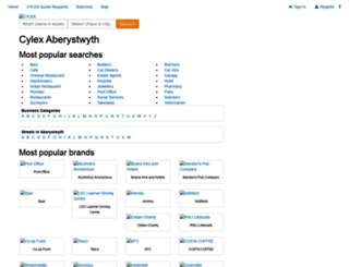 aberystwyth.cylex-uk.co.uk screenshot