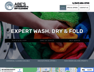 abeslaundry-drycleaners.com screenshot