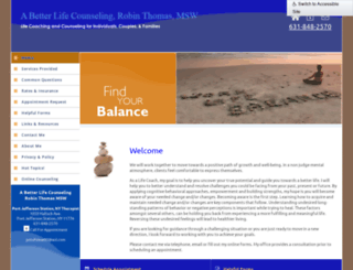 abetterlifecounseling.net screenshot