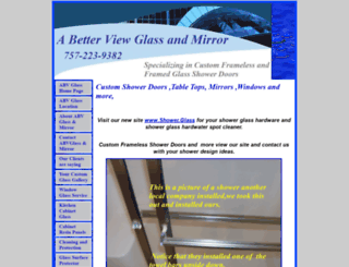 abetterviewglassandmirror.com screenshot