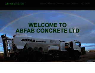 abfabconcrete.co.uk screenshot