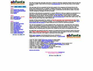 abfonts.freehostia.com screenshot