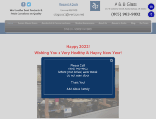 abglass.com screenshot