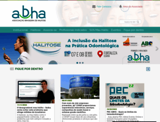 abha.org.br screenshot