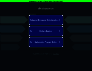 abhakara.com screenshot