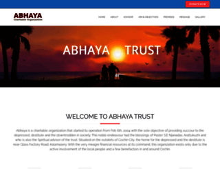 abhayatrust.org screenshot