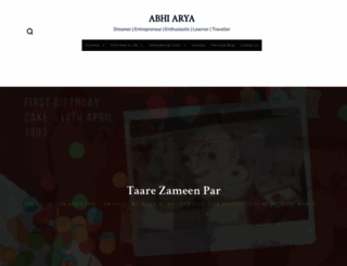 abhiarya.com screenshot