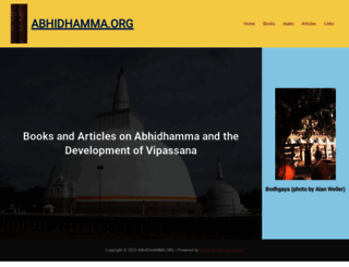 abhidhamma.org screenshot