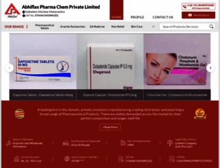 abhiflaxpharma.com screenshot