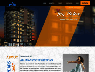 abhimanconstructions.com screenshot