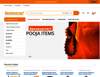 abhimantrit.com screenshot