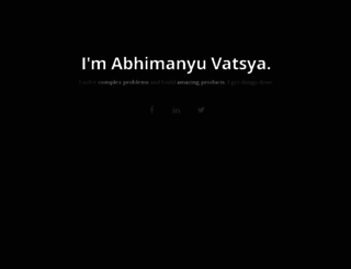 abhimanyuvatsya.com screenshot