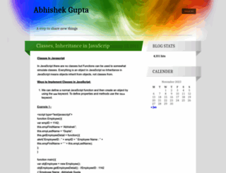 abhimca2k7.wordpress.com screenshot