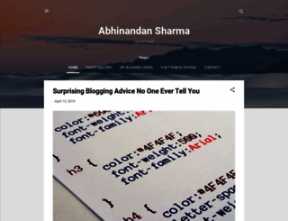 abhinandansharma001.blogspot.com screenshot