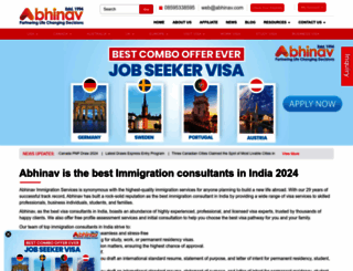abhinav.com screenshot