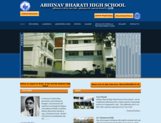 abhinavbharati.co.in screenshot