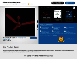 abhinavindustrialmarketing.com screenshot