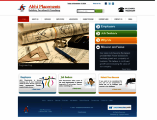 abhiplacements.com screenshot