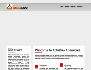 abhishekchemical.com screenshot
