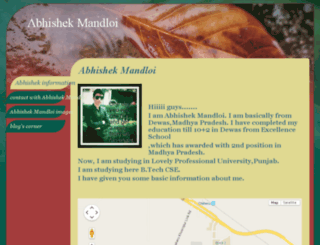 abhishekmandloi.simdif.com screenshot