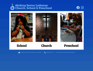 abidingsavior.com screenshot
