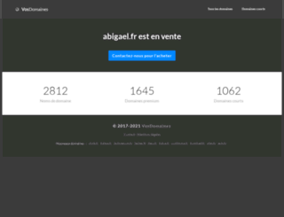 abigael.fr screenshot