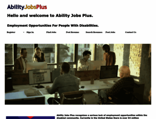 abilityjobsplus.com screenshot